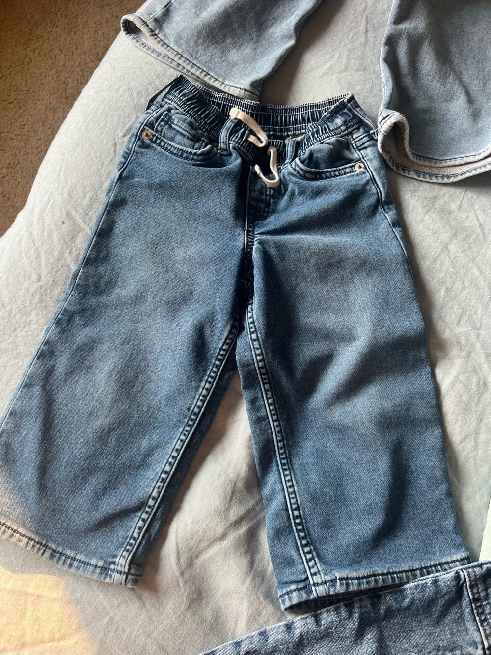 GAP Kids Jeans and Pants Pack - Yellow, Light Green, Light & Dark Denim Bundle
